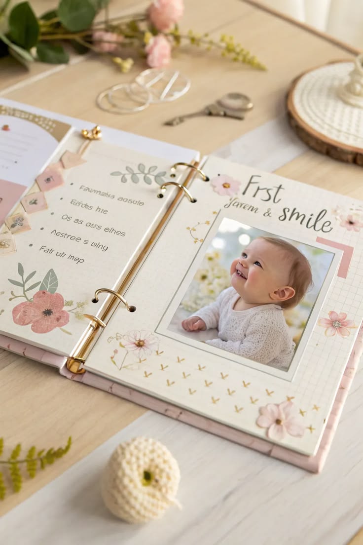 Keepsake Memory Book Open
